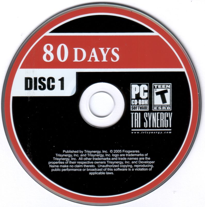 Media for 80 Days (Windows): Disc 1/2