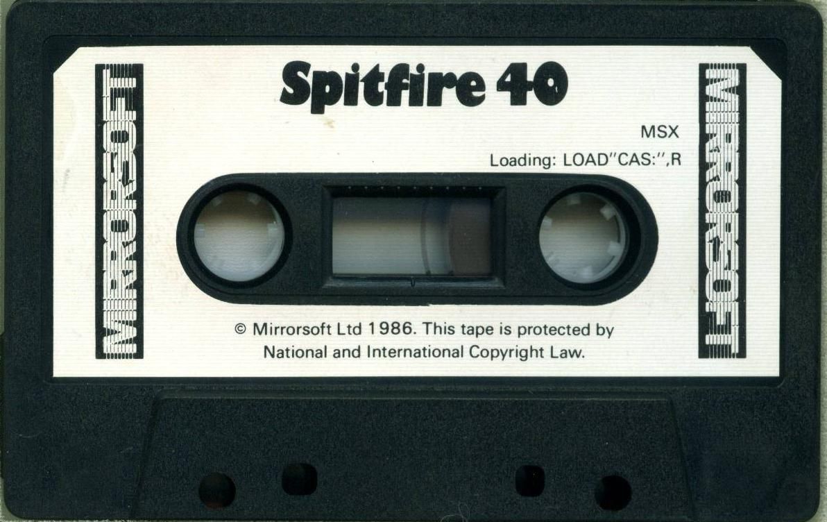 Media for Spitfire '40 (MSX)