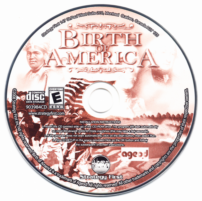 Media for Birth of America (Windows)