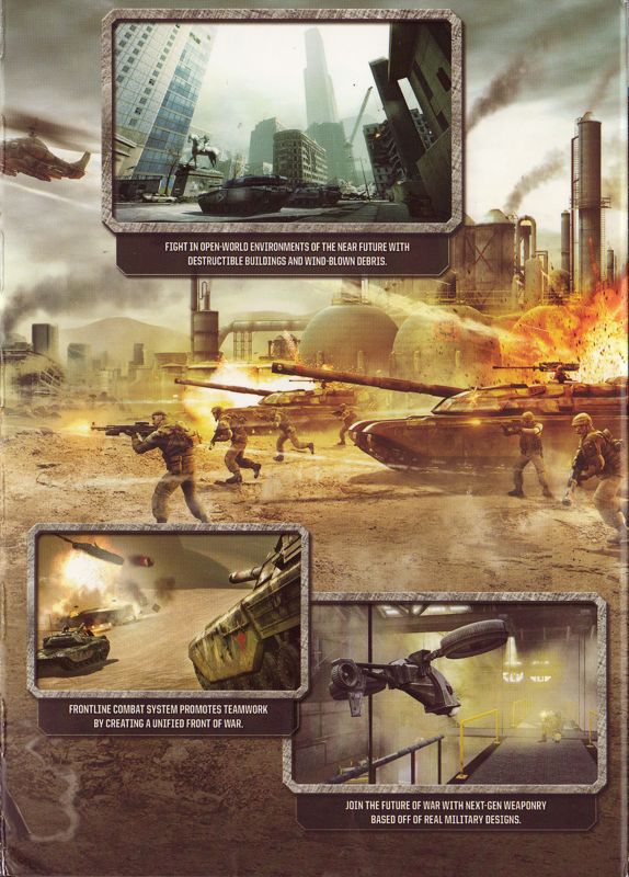 Inside Cover for Frontlines: Fuel of War (Windows): Right