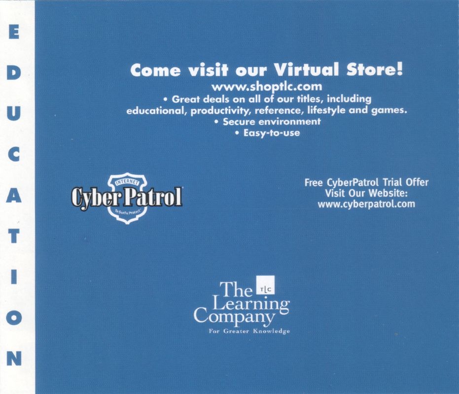 Inside Cover for Where in the World is Carmen Sandiego? (CD-ROM) (Macintosh and Windows and Windows 3.x) (Smart Saver release): Right
