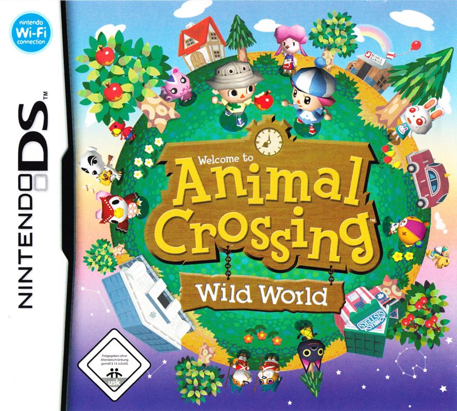 Front Cover for Animal Crossing: Wild World (Nintendo DS) (Re-release)