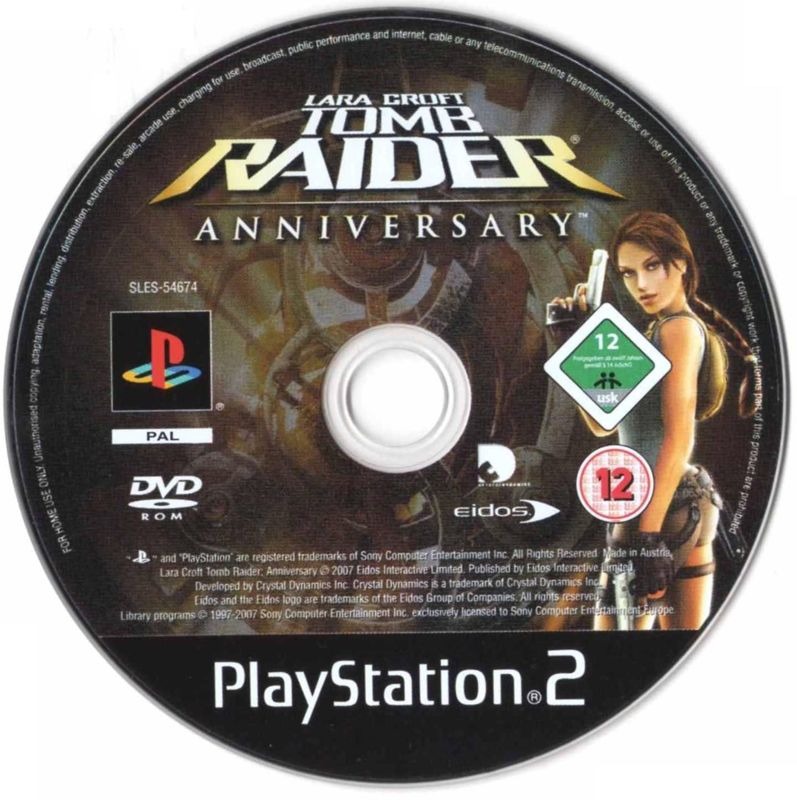 Media for Lara Croft: Tomb Raider - Anniversary (Collectors Edition) (PlayStation 2): Play Disc
