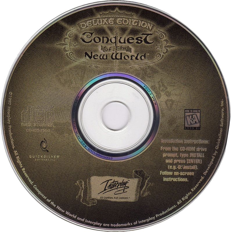 Media for Conquest of the New World: Deluxe Edition (DOS)