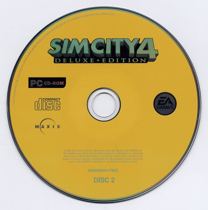 Media for SimCity 4: Deluxe Edition (Windows) (EA Hit-Parad release): Disc 2