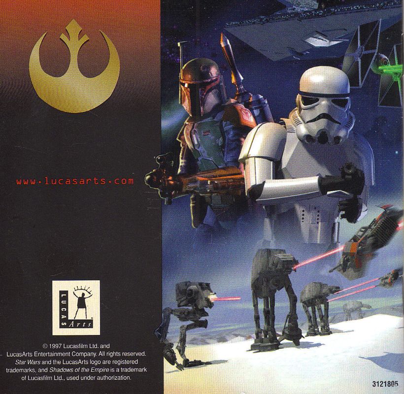 Other for Star Wars: Shadows of the Empire (Windows): Jewel Case Back