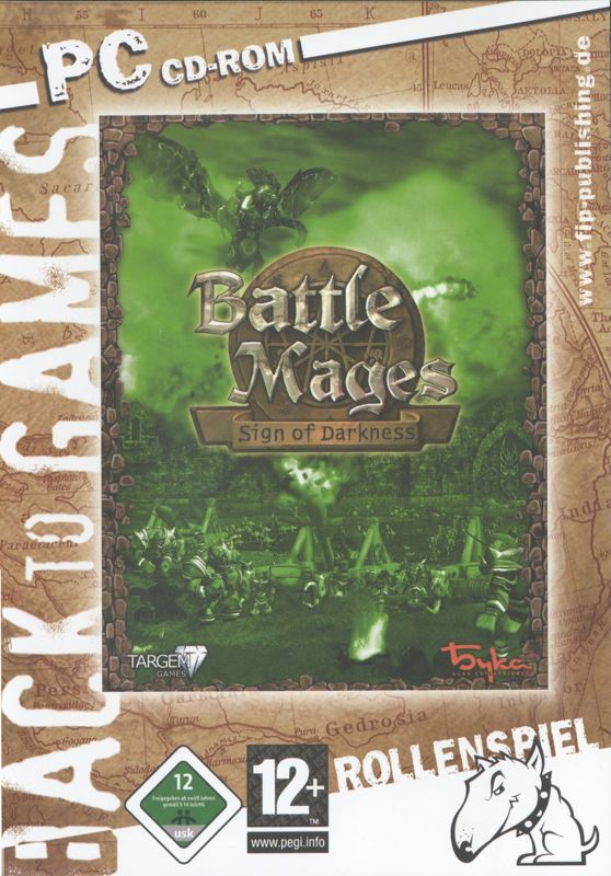 Front Cover for Battle Mages: Sign of Darkness (Windows) (Back To Games release)