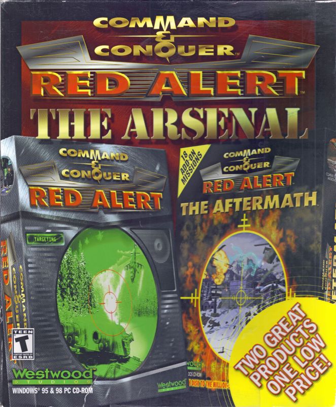 Front Cover for Command & Conquer: Red Alert - The Arsenal (DOS and Windows) (2000 re-release)