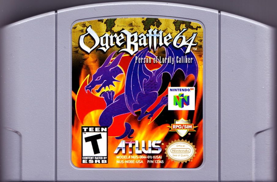 ogre battle 64 cartridge