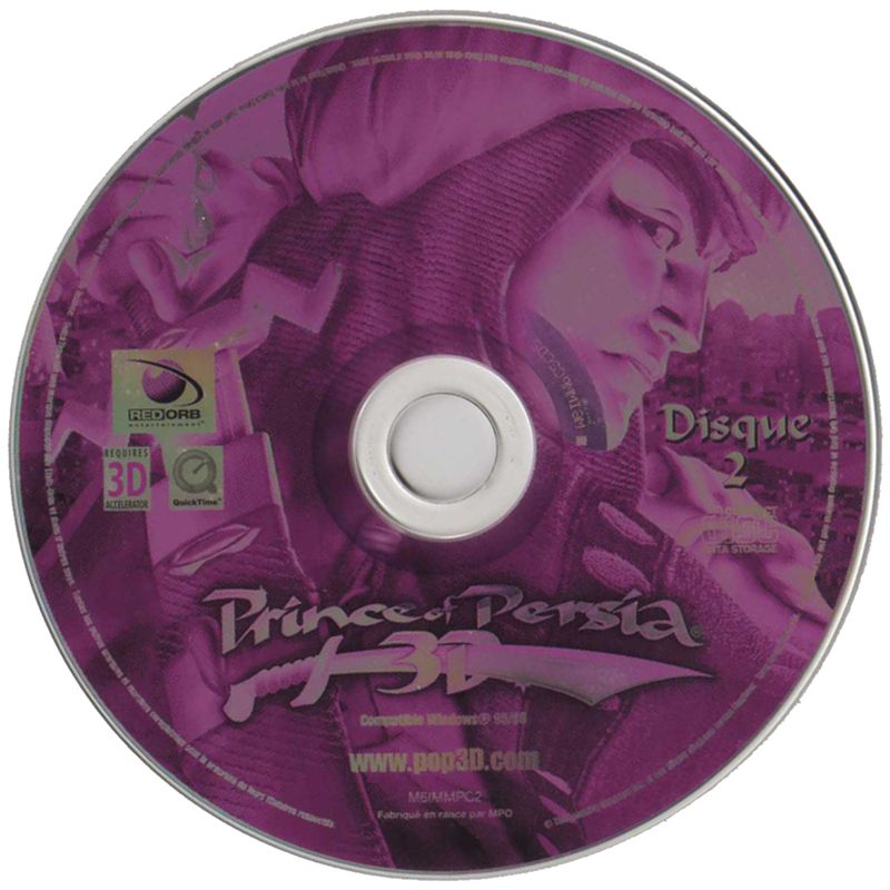 Media for Prince of Persia 3D (Windows) (M6 Multimedia PC N°2 covermount): Disc 2