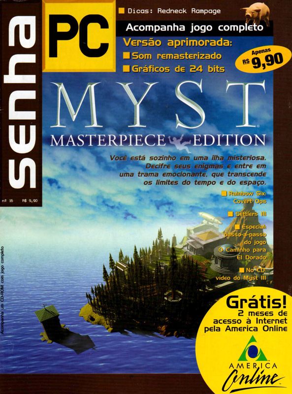 Front Cover for Myst: Masterpiece Edition (Windows) (Senha PC N° 16 covermount)