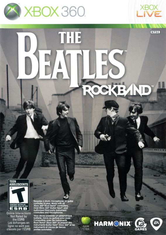 Front Cover for The Beatles: Rock Band (Xbox 360)