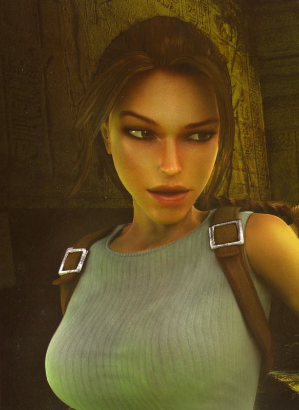 Inside Cover for Lara Croft: Tomb Raider - Anniversary (Collectors Edition) (PlayStation 2): Flap - Left