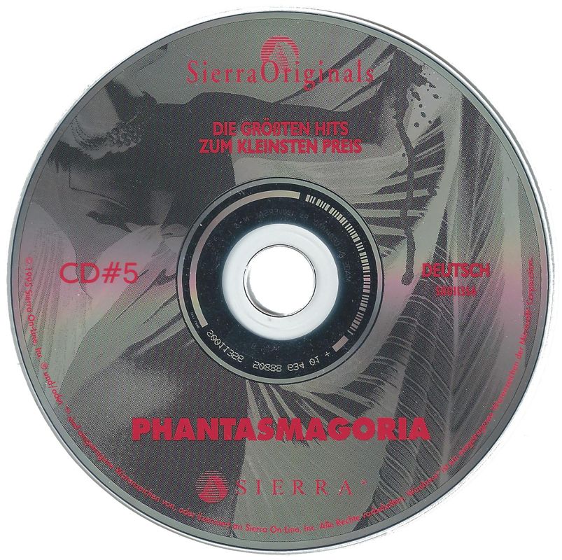 Media for Roberta Williams' Phantasmagoria (DOS and Windows and Windows 3.x) (Sierra Originals release): Disc 5