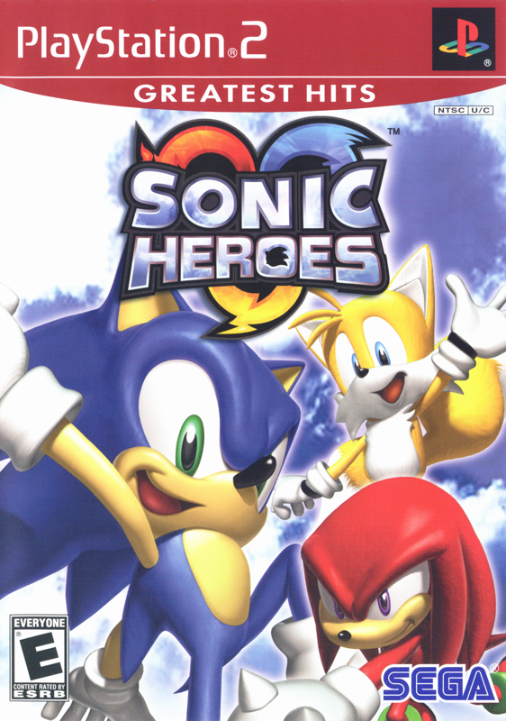 Front Cover for Sonic Heroes (PlayStation 2) (Greatest Hits release)