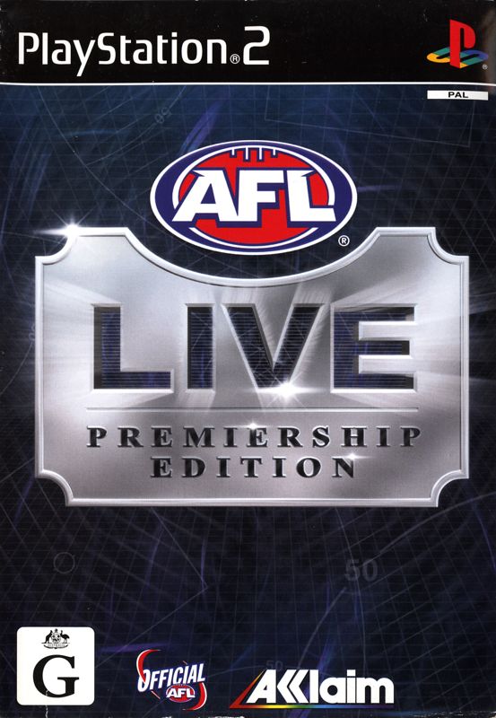Front Cover for AFL Live: Premiership Edition (PlayStation 2)