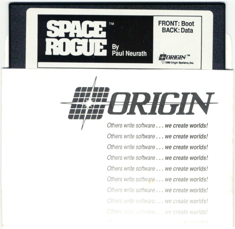 Media for Space Rogue (Commodore 64)