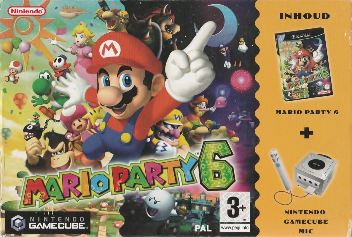 Front Cover for Mario Party 6 (GameCube)