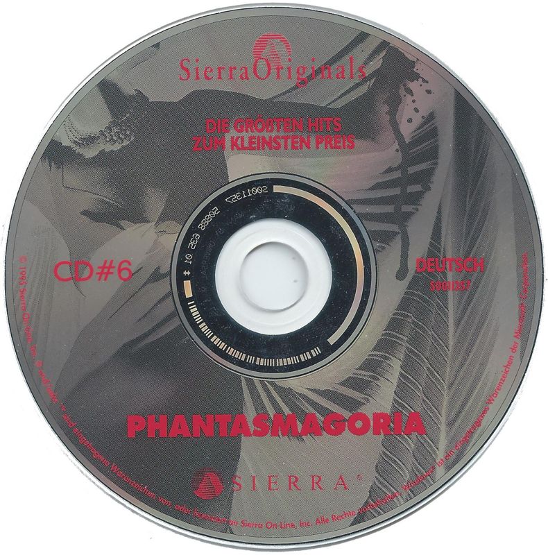 Media for Roberta Williams' Phantasmagoria (DOS and Windows and Windows 3.x) (Sierra Originals release): Disc 6