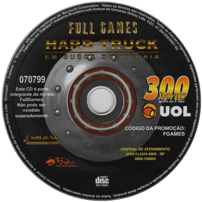 Media for Hard Truck: Road to Victory (Windows) (Fullgames N° 07 covermount)