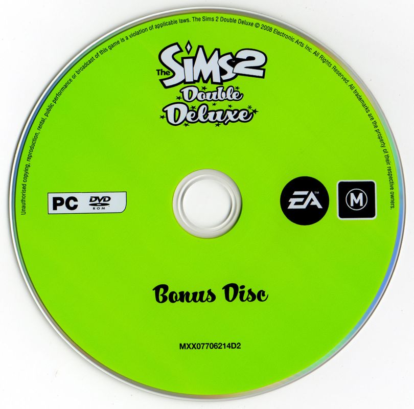 Media for The Sims 2: Double Deluxe (Windows) (Localized version): Bonus Disc
