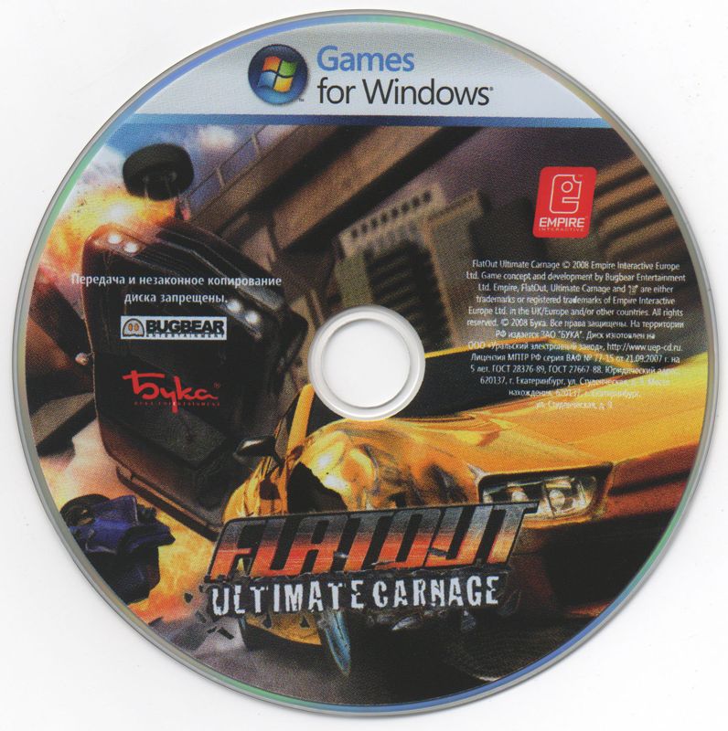 Media for FlatOut: Ultimate Carnage (Windows) (Localized version)