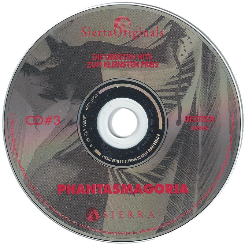Media for Roberta Williams' Phantasmagoria (DOS and Windows and Windows 3.x) (Sierra Originals release): Disc 3