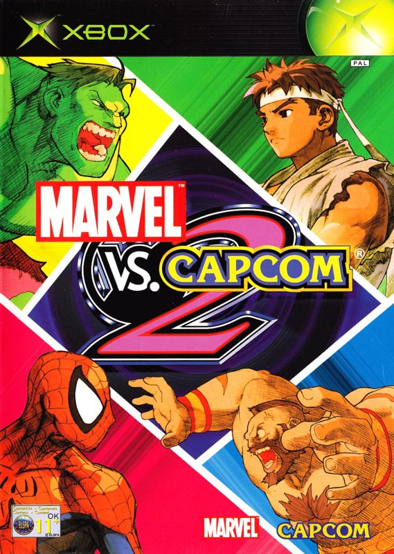 Front Cover for Marvel vs. Capcom 2: New Age Of Heroes (Xbox)