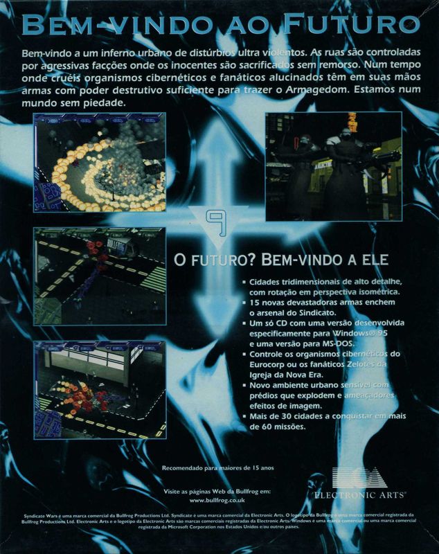 Back Cover for Syndicate Wars (DOS)