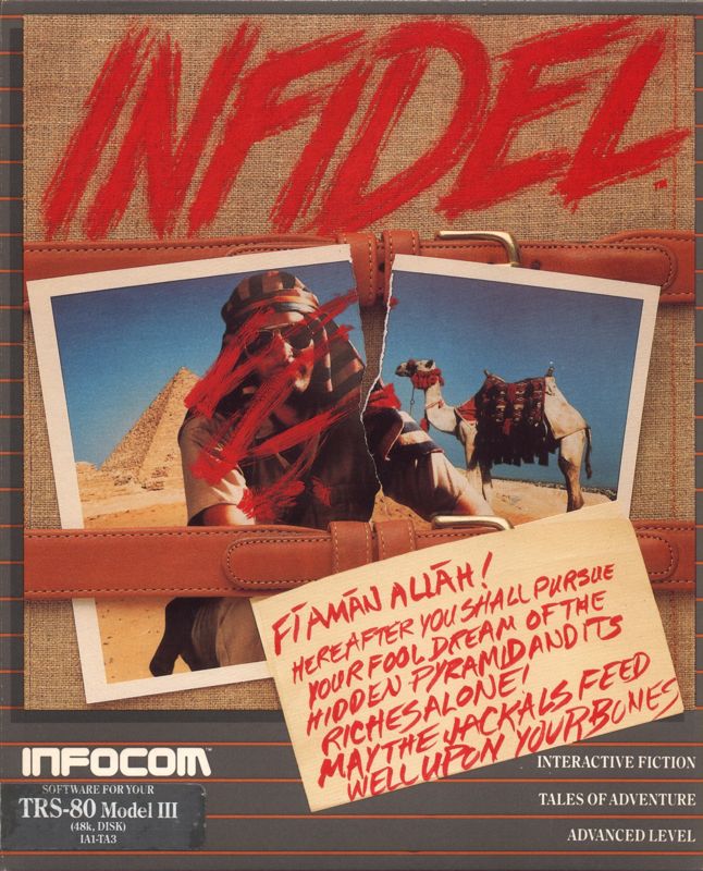 Front Cover for Infidel (TRS-80)