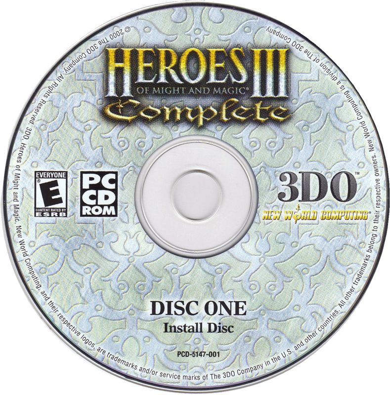 Media for Heroes of Might and Magic III: Complete - Collector's Edition (Windows): Disc 1/2 - Installation