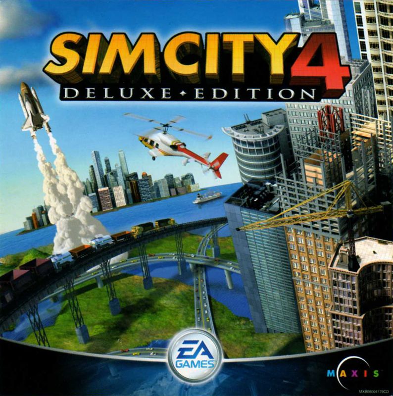 SimCity 4: Deluxe Edition cover or packaging material - MobyGames