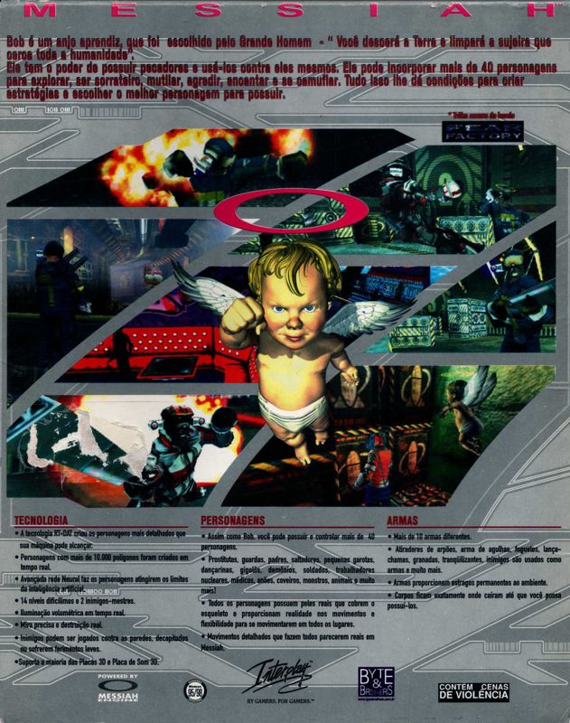Back Cover for Messiah (Windows)