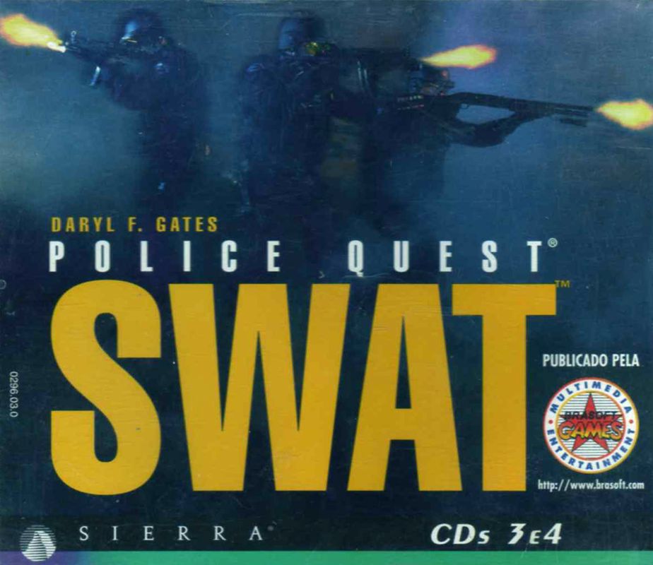 Other for Daryl F. Gates' Police Quest: SWAT (DOS and Windows and Windows 3.x): Jewel Case - Back