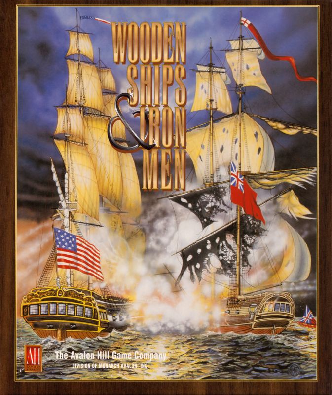 Front Cover for Wooden Ships & Iron Men (DOS)