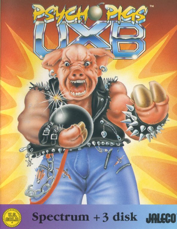 Front Cover for Psycho Pigs UXB (ZX Spectrum)