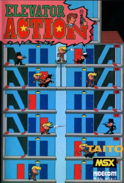Front Cover for Elevator Action (MSX)