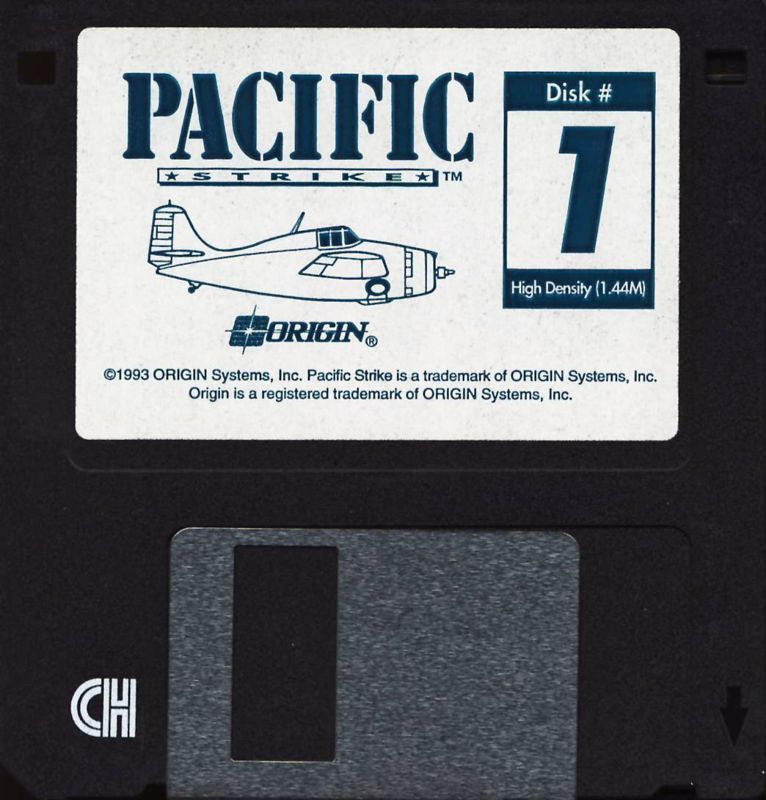 Media for Pacific Strike (DOS): Disk 1