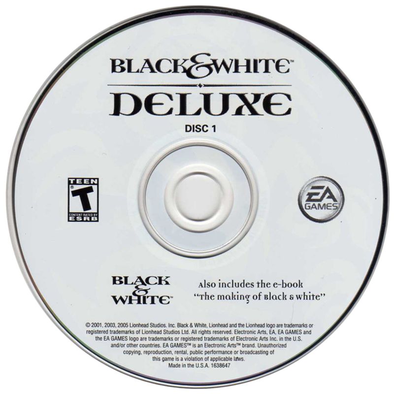 Media for World of EA Games (Windows): Black & White - Disc 1