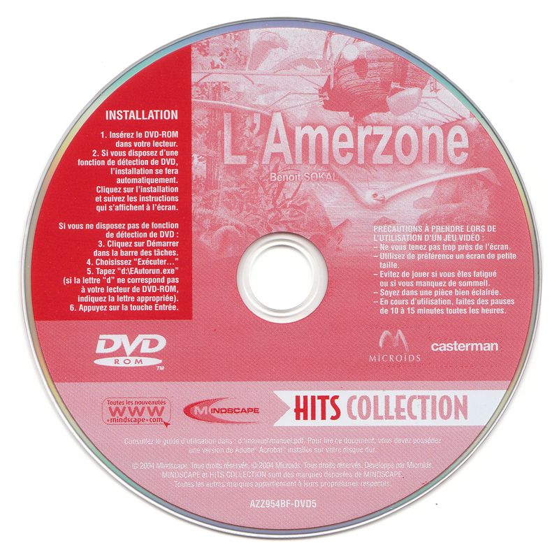 Media for Amerzone: The Explorer's Legacy (Windows) (Hits Collection release)