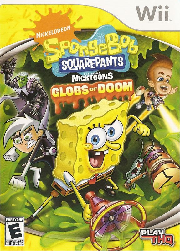 Front Cover for SpongeBob SquarePants Featuring Nicktoons: Globs of Doom (Wii)