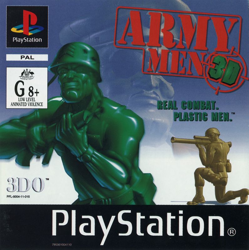 Front Cover for Army Men 3D (PlayStation)