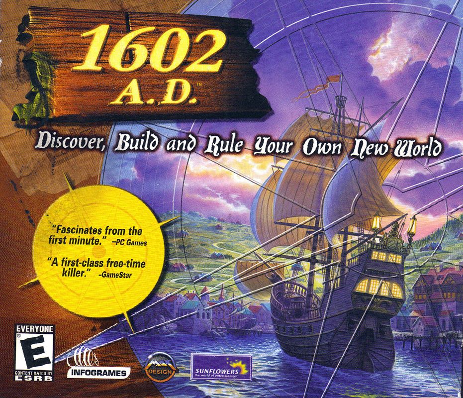 Front Cover for 1602 A.D. (Windows) (Small box version)