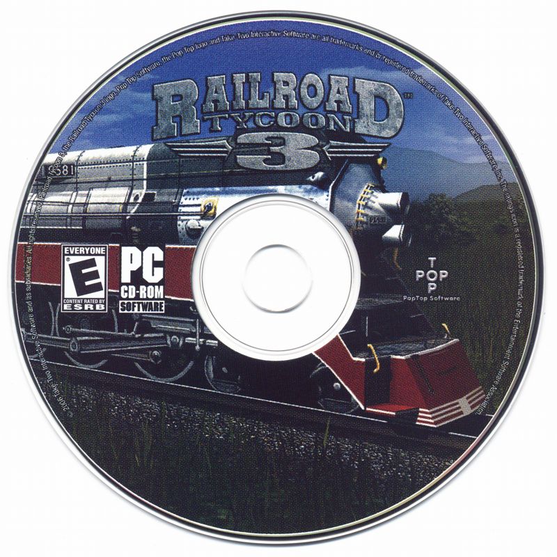 Media for Railroad Tycoon 3 (Windows) (Small box, Budget release)