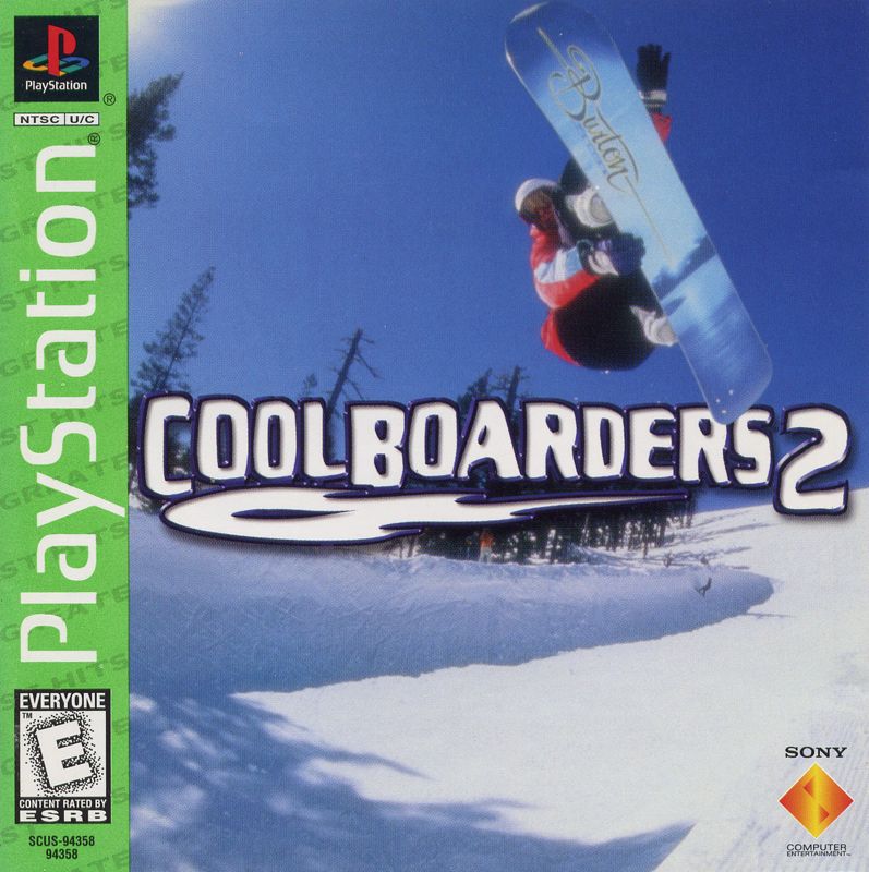 Front Cover for Cool Boarders 2 (PlayStation) (Greatest Hits release)