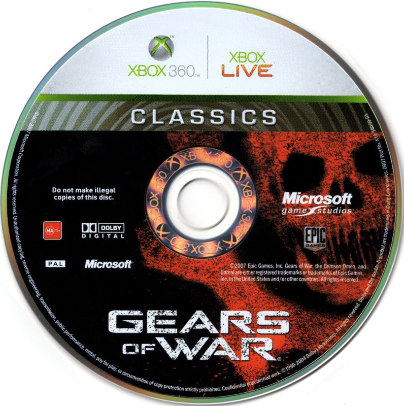 Media for Gears of War (Xbox 360) (Classics release)