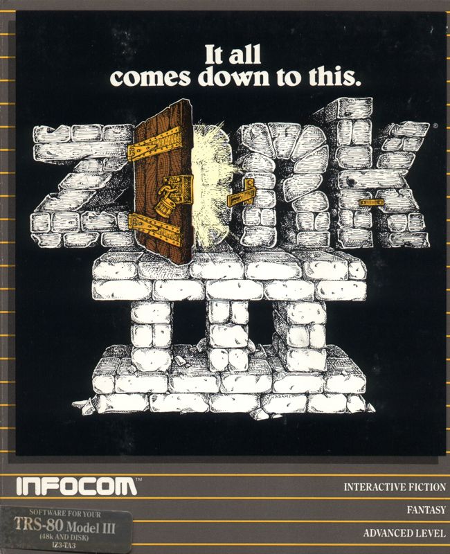 Front Cover for Zork III: The Dungeon Master (TRS-80)