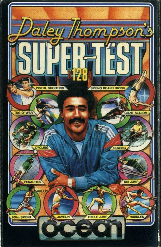 Front Cover for Daley Thompson's Super-Test (ZX Spectrum)