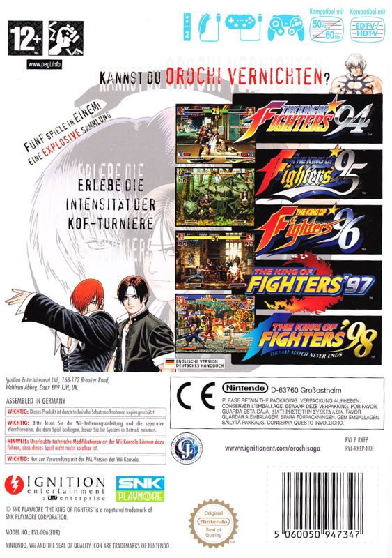 The King of Fighters '97 cover or packaging material - MobyGames