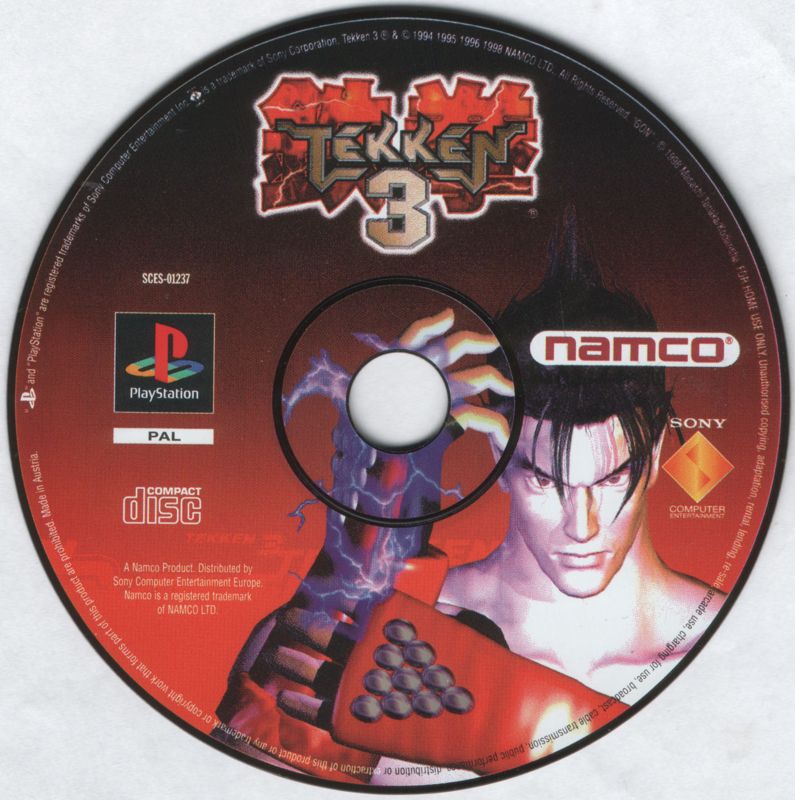 Media for Tekken 3 (PlayStation)